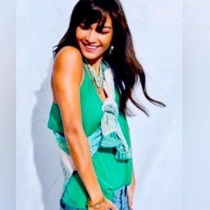 CABI Park Cami Racerback Emerald Green Sz XS #6111 NWOT